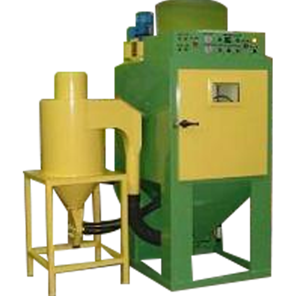 Dry Suction Blast with Self-Rotating Loading Ports by SIN-BLAST