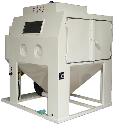 Dry Suction Blast with Trolley Turntable by SIN-BLAST
