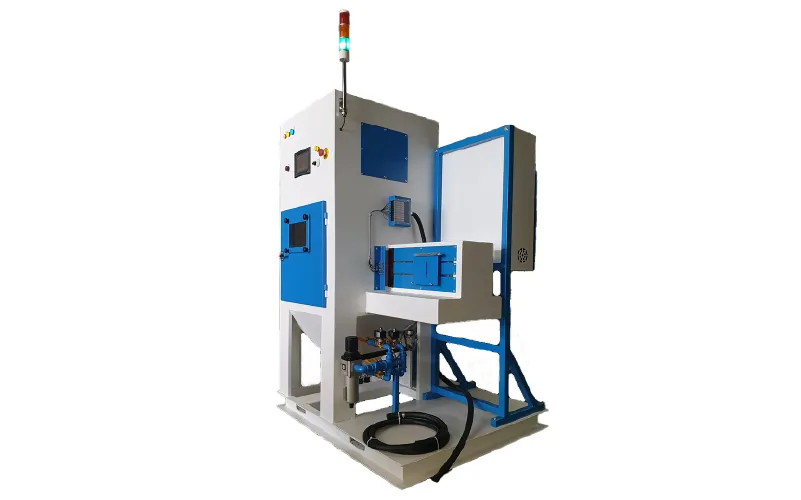 Automatic and manual cabinet sandblasting machine